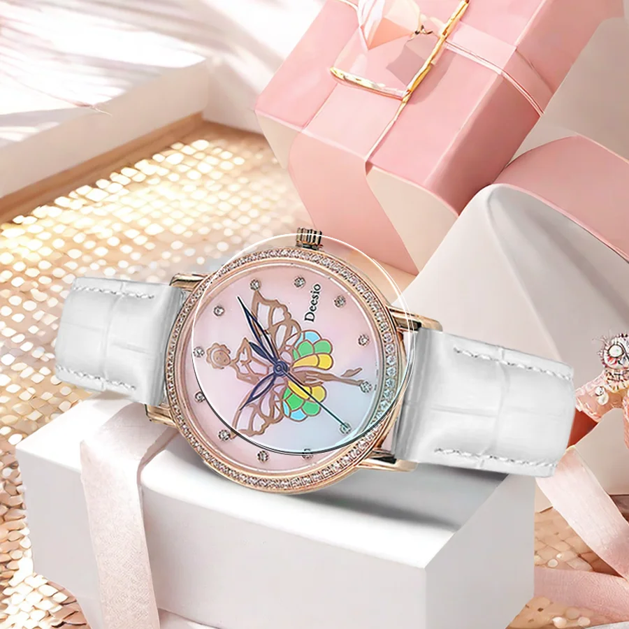 Deesio Brand Luxury Fashion Casual orologio al quarzo da donna movimento giapponese impermeabile 30M orologi da polso da donna regali Reloj Para Mujer