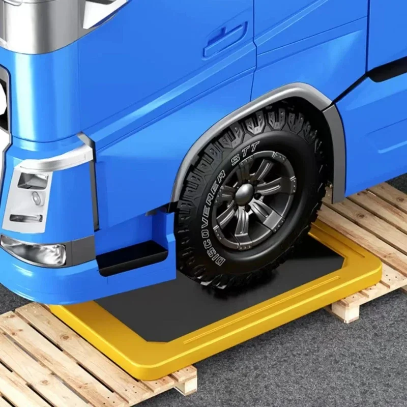 عربة يد قابلة للطي، عربة شحن صغيرة، مقطورة مستودع، عربة تسوق صامتة محمولة بأربع عجلات، معالجة شاحنة مسطحة #5