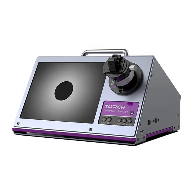 Fiber Optic Inspection Scope 200/400X Fiber Optic Bench-Top Probe FM100F Integrated Microscope For Module With Pull Ring