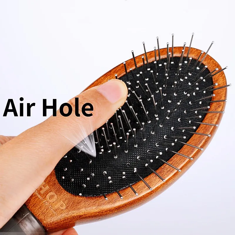 Dog Comb Double-sided Dogs Hair Comb Wooden Brush for Pet Hair Remover Dog Grooming Brush Massage Cat Combs Brushes Pet Supplies view 4