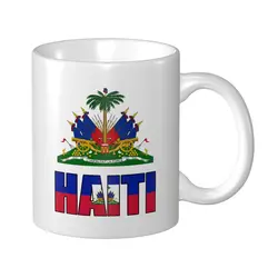Mark Cup Mug Haiti Letter Flag Emblem Coffee Mugs Tea Milk Water Cup Travel Mugs For Office Home