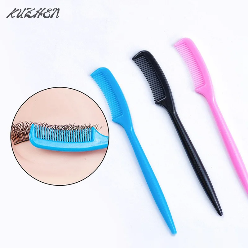 10pcs Eyebrow Comb Brush Eyelash Combs Eyelashes Brushes Mascara Wands Makeup Comb Supplies Of Lash Extension