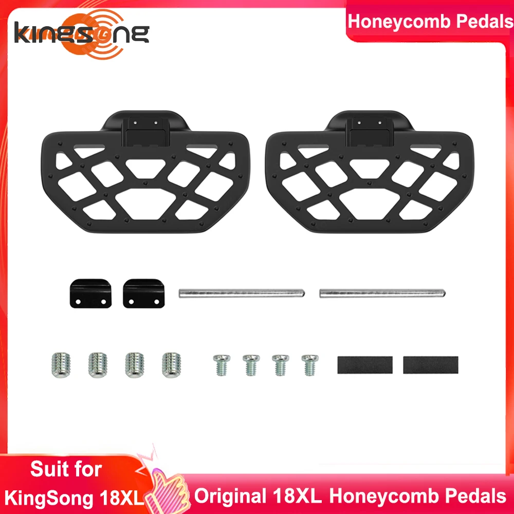 Official KingSong 18XL Honeycomb Pedal Set for Original KingSong 18L/16S/14D/14M Electric Unicycle