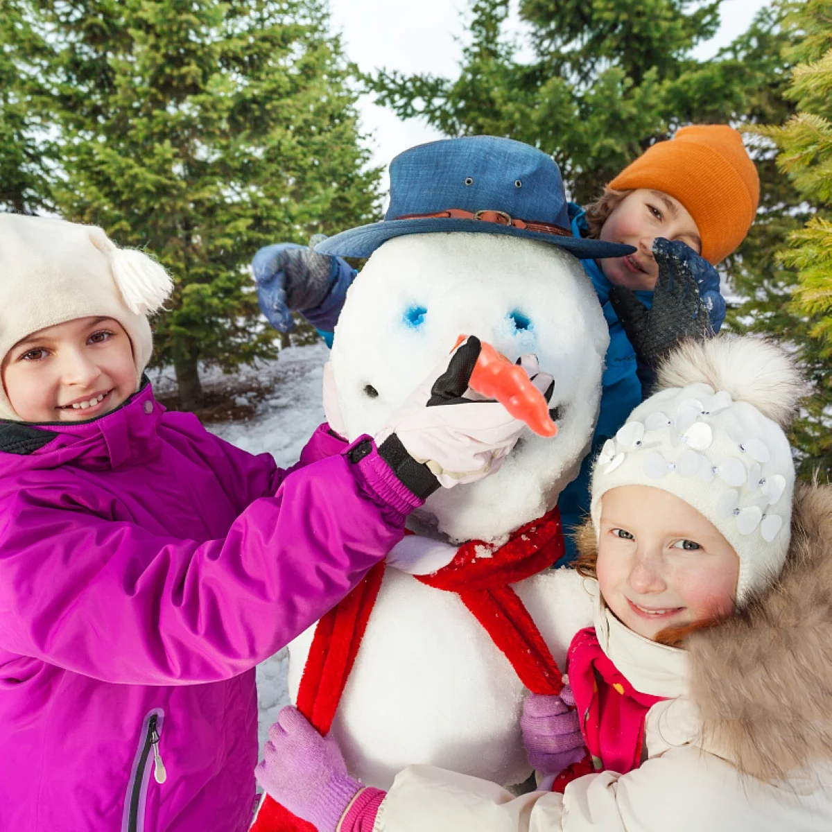 

160pcs Christmas Making Set For Kids Winter Outdoor Fun Accessories Snowman Nose Craft Diy Xmas Nose Making Family Indoor