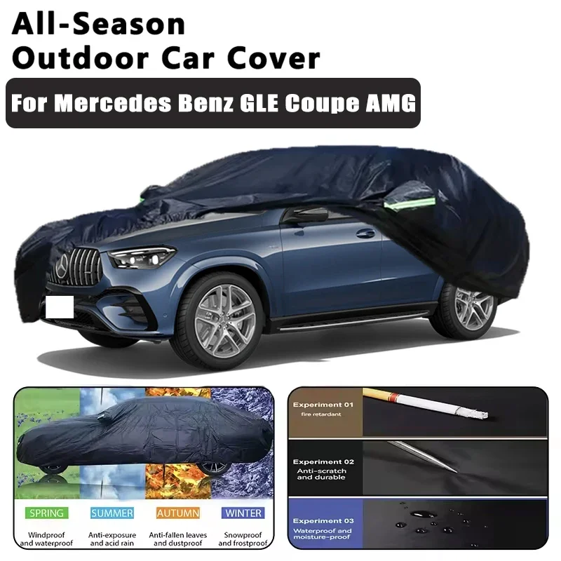 

For Mercedes Benz GLE Coupe AMG Car Covers Outdoor Waterproof Dustproof Sun Rain Snow Protection Thick Oxford Cloth