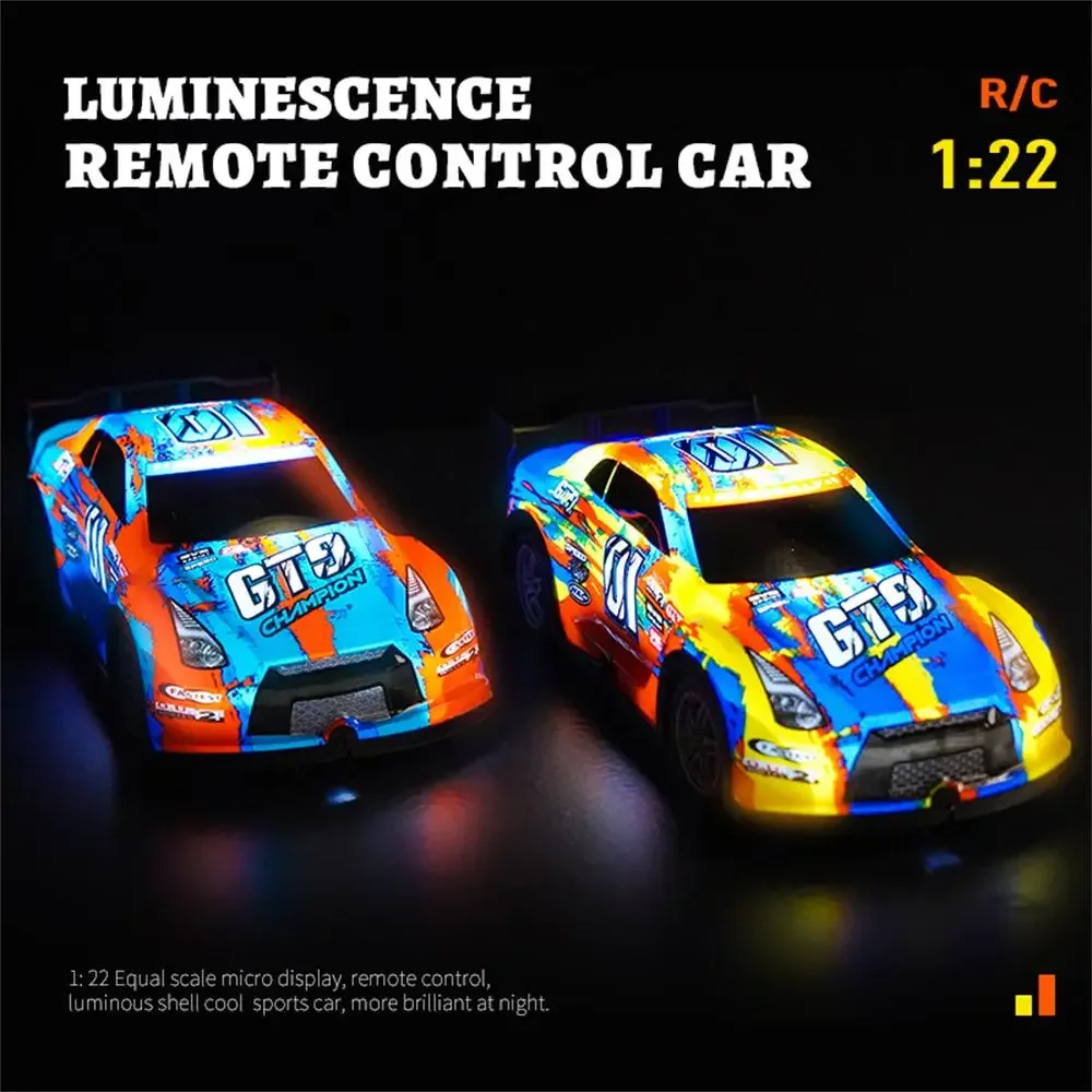 KYAMRC P220 /221/222/223 1/22 27MHZ RWD Drift RC Car LED Light High Speed Racing Stunt Vehicles Models Remote Control Toys