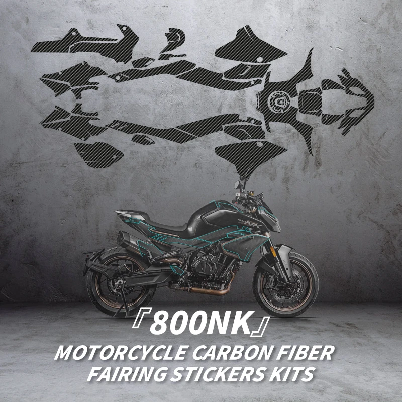 

Used For 800NK Motorcycle Carbon Fiber Decoration Protection Stickers Bike Accessories Plastic Area Refit Decals