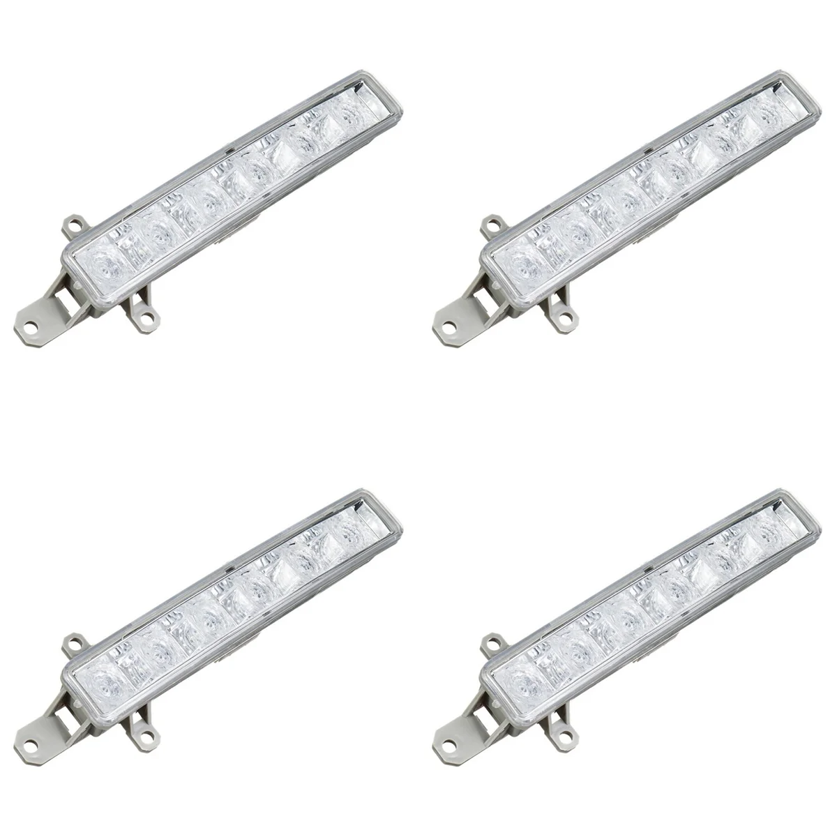 4X Car 6 LED 6000K Daytime Running Light DRL Clear 9677409380 9677409380 for Citroen C1 2006-2017 C3 2015-2019