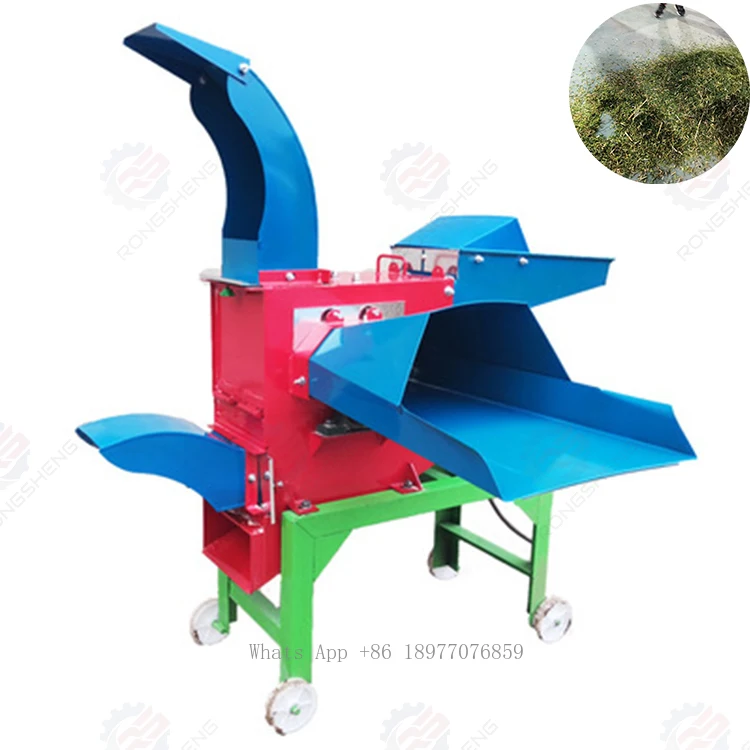 Multifunctional Hay Grass Stalk Grass Crusher Straw Silage Cattle Fodders Chaff Cutter Machine for Horse Feed in India