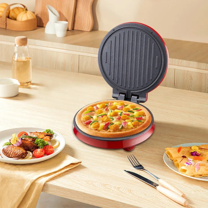SK-08013 Electric Pizza Oven with Stone & Grill Pan, Large Electric Pizza Oven Countertop with Timer, Window, Pizza Make