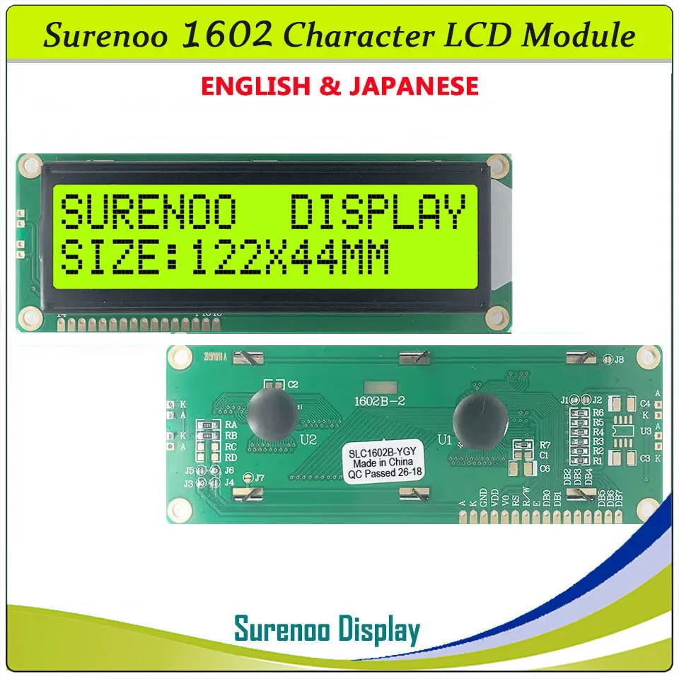 Surenoo Paralelny Szeregowy IIC I2C LCD2USB Duży 1602 16X2 Moduł Wyświetlacza LCD Panel Ekranu LCM dla LCD Smartie AIDA64 — zdjęcie 3