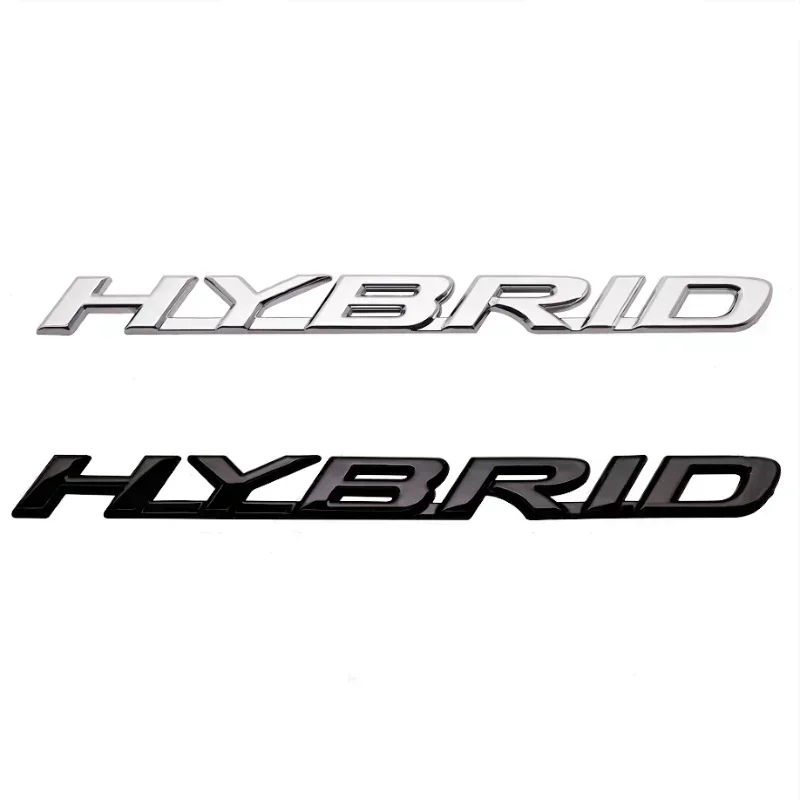 Logotipo híbrido de Metal 3D, emblema para puerta de guardabarros trasero, pegatinas adhesivas para coche para Lexus RX350 NX200 ES300 IS300 LX470 LX570