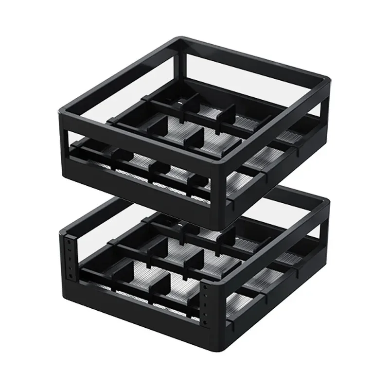 Cabinet Storage Tableware Pull-out Basket Drawer Style Seasoning Tableware Basket