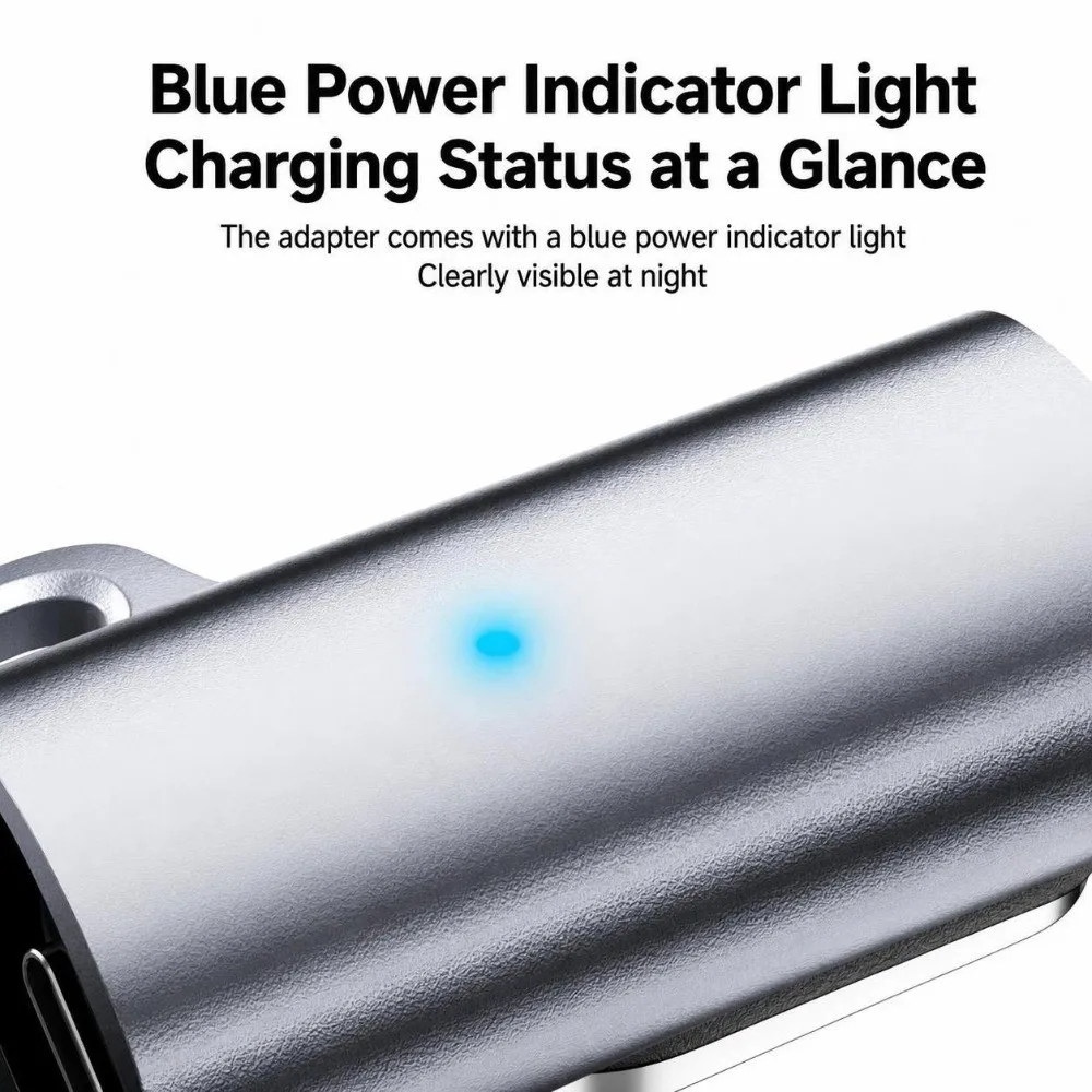 5-Pin Magnetic Charging Adapter 480Mbps Transfer 5V 0.5A Magnetic Connector Short-Circuit Protection Blue Indicator