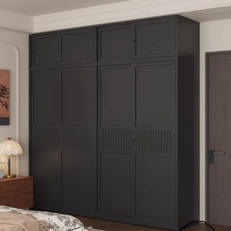 

Simple Black Wardrobe Storage Closet Baby Bedroom Wardrobe Shelf Organizer Armario De Tela Para Habitacion Salon Furniture