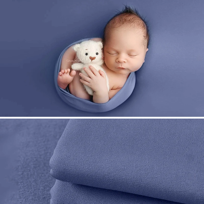 29 Kleuren Pasgeboren Fotografie Rekwisieten Achtergrond Zachte Hoge Rekbare Baby Swaddle Wrap Baby Accessoires Studio Pasgeboren Poseren Hulpmiddelen