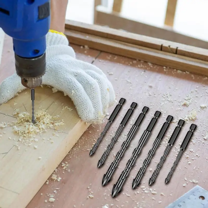 

Набор сверл для металлических сверл из нержавеющей стали, быстросменный ударопрочный противоскользящий инструмент для точного сверления