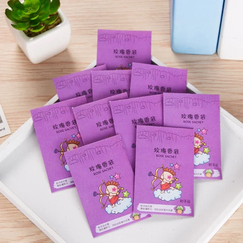 12Pcs Fragrance Bags Natural Sachet Aromatherapy Bag Hanging Fragrant Sachet Paper Pocket For Wardrobe Closet