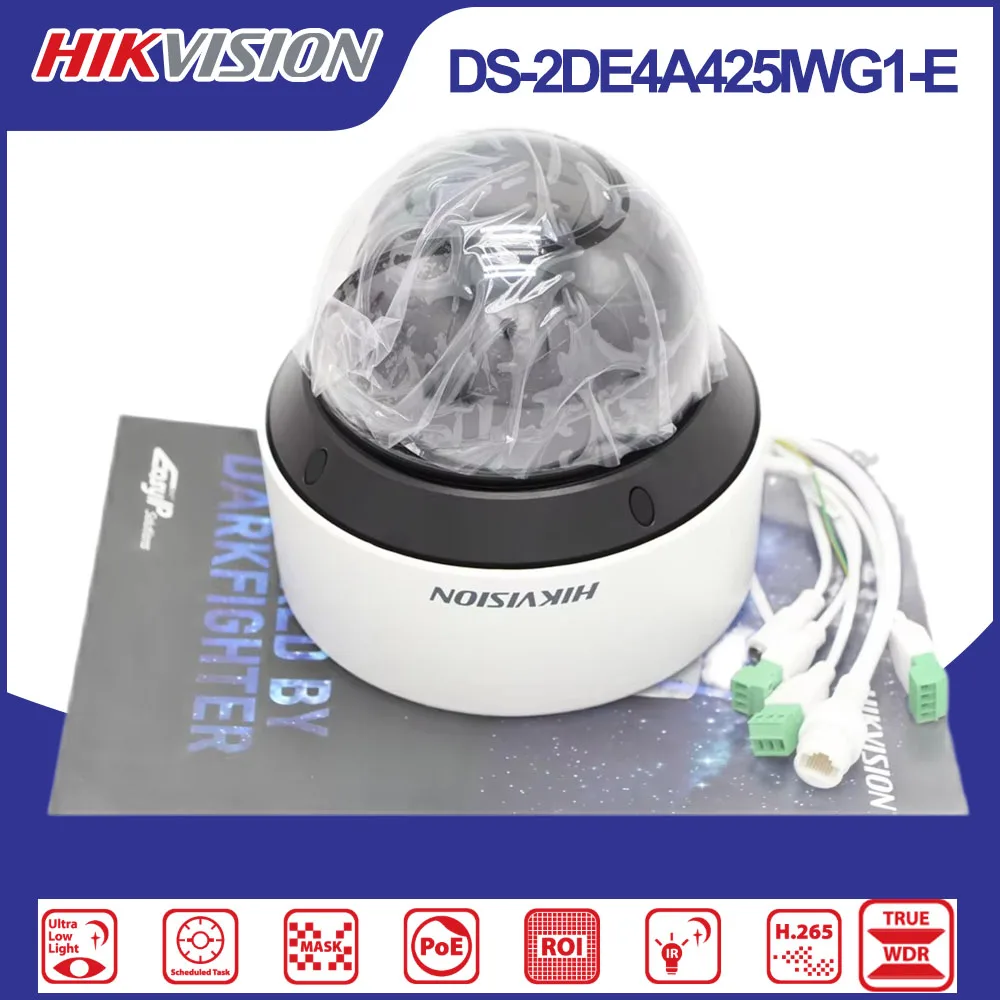 Hikvision DS-2DE4A425IWG1-E 4MP 25X PTZ Camera AcuSense DarkFighter IR PoE AI Human Vehicle Detect H.265 WDR Outdoor IP67 50m