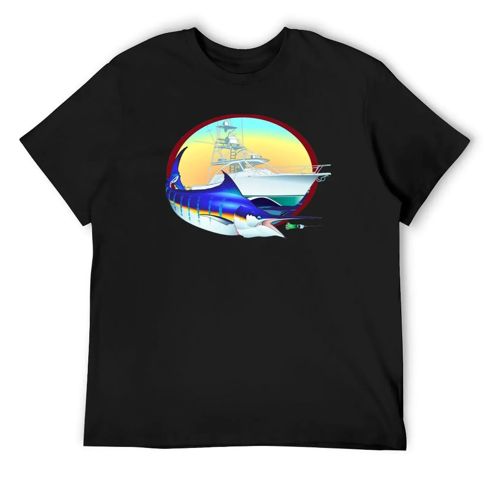 Marlin Boat Lure T-Shirt plus size tops animal prinfor boys oversizeds mens designer clothes