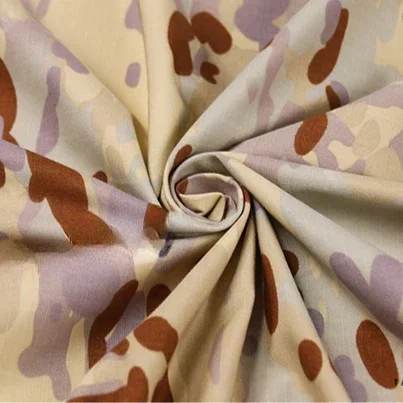 

150CM Wide 50% Nylon 50% Cotton Australian Desert Camouflage Plaid Fabric Water-resistant and Infrared Resistant Cloth