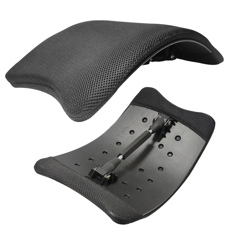 Lumbar Traction Device Back Stretcher Curve Corrector Massager Support Cushion Pad Belt Spine Alignment Tool Bed Rest Pillow