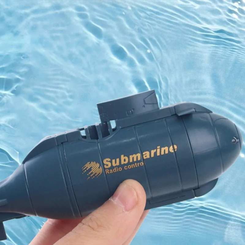 Mini submarino de simulación con Control remoto para niños, juguete de seis pasos, barco eléctrico, regalos de cumpleaños