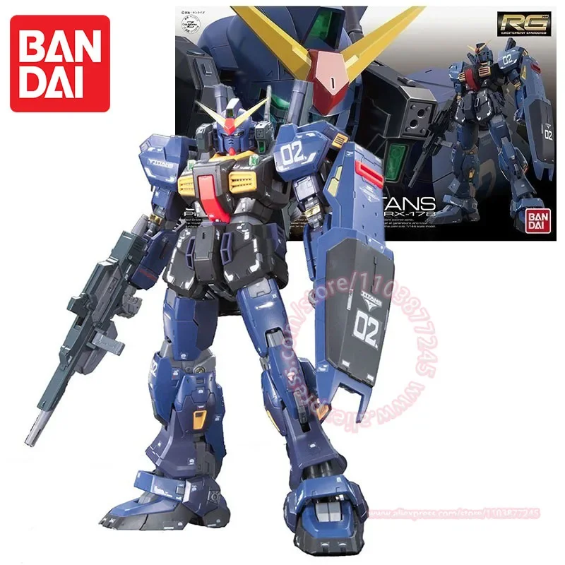 BANDAI RG 07 1/144 GUNDAM Mk-II TITANS PROTOTYPE MOBILE SUIT RX-178 Children's Toy Christmas Gift Assembly Model Peripheral