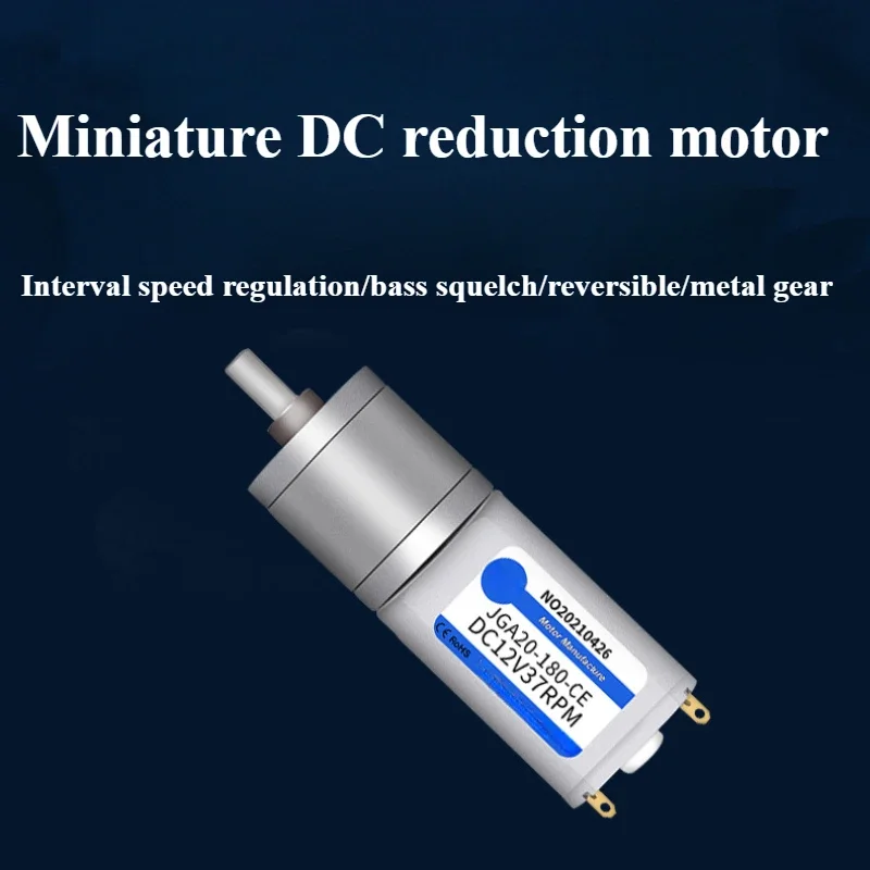 

JGA20-180 20mm Reversed Electric Engine DC 6V 12V 24V Gear Motor