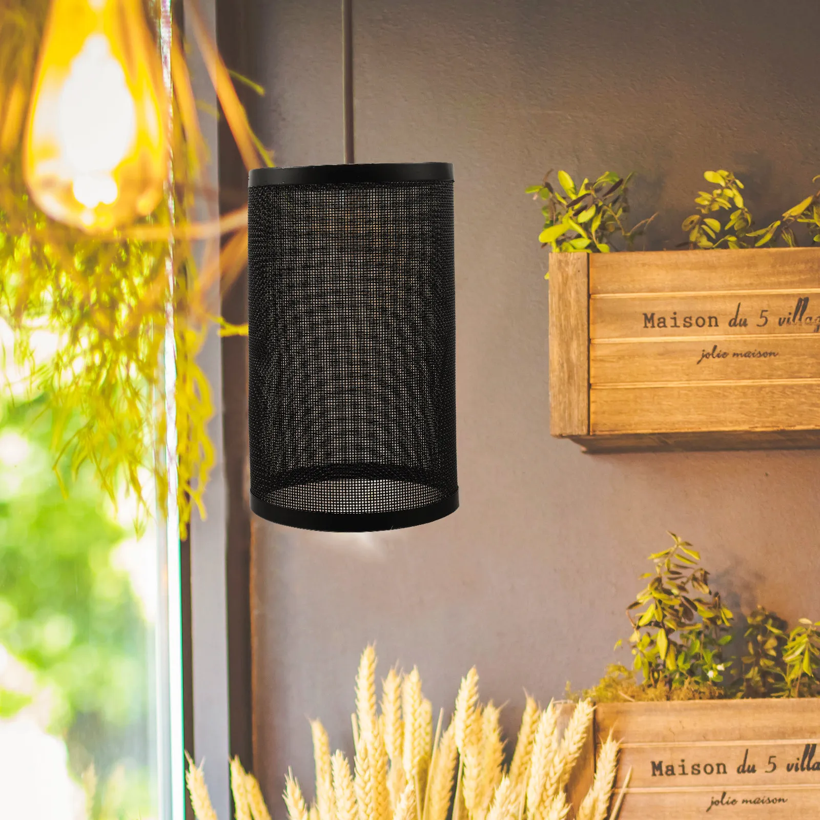 

Iron Lamp Shade Hollow Out Vintage Unique Design Stylish Replacement Lamp Shade Cover Lampshades for Floor Lamps