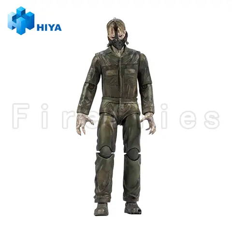 Figura de acción HIYA, Mini serie exquisita The Walking Dead Daryl Dixon Dark Eyes Walker, juguete de Anime, 1/18