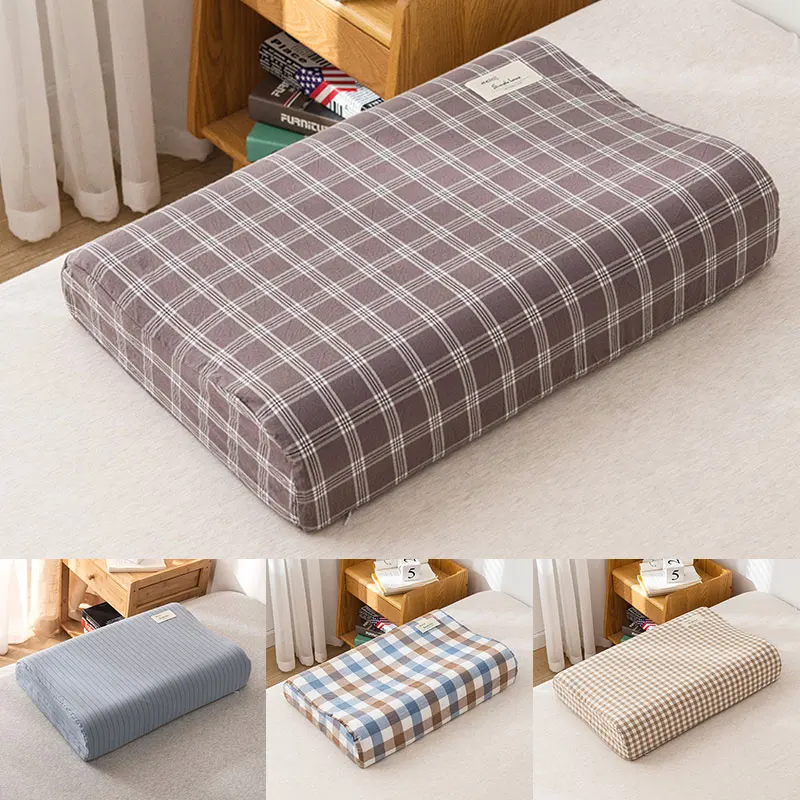 Cotton Latex Pillowcase Memory Foam Pillow Cover Comfortable Soft Cushion Cover Genshin Impact Decorative Pillows for Sofa