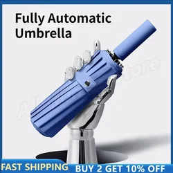 Luxury Brand Umbrella 16K 16 Ribs 32 Bones Windproof Automatic Sun Rain Folding Umbrella UV Sunscreen for Women Mens Umbrella