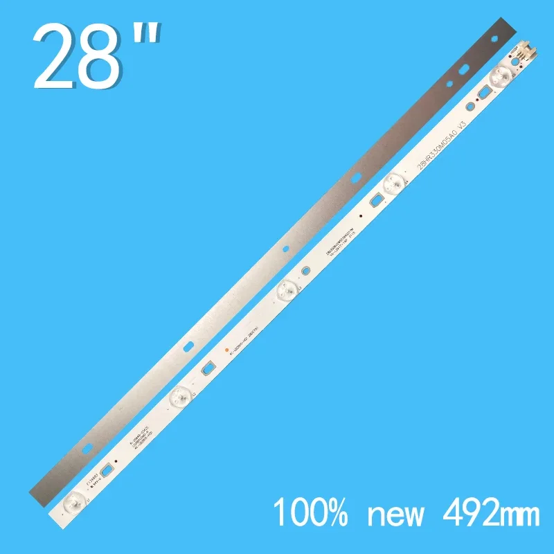 Led Backlight Strip Voor 28l17 JS-D-JP2820-051EC 28hr330m05a0 V3 4c-lb2805-hq1 Lvw280csot LD2RB1U04D-K R-25848-03425