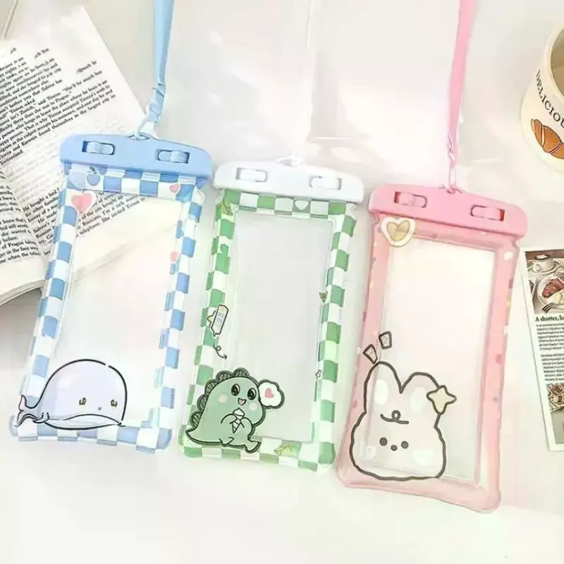 Waterproof Thickened Transparent Phone Bag Universal Swimming Pouch Protective Case For Phone Storage Bags