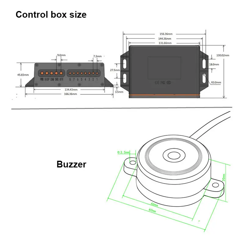 Semi Truck Rear View Camera With Monitor Parking_Sensor_System