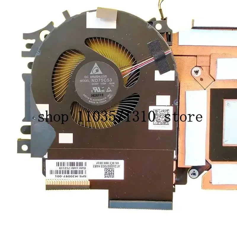 جديد محمول وحدة المعالجة المركزية GPU المبرد مروحة ل HP 17 G7 مراوح التبريد M20097-001 ND75C53-19L06 ND75C54-19L07 AT2UQ007DC0 برودة المبرد JM