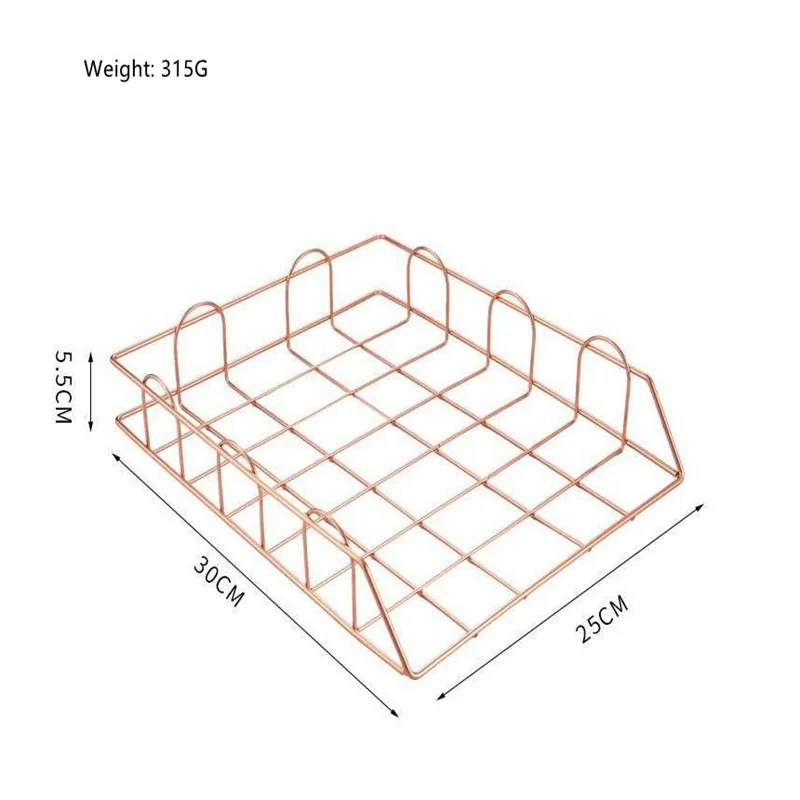 

Новинка! Настольная кованая железная корзина для файлов, многослойная металлическая рамка A4, может быть многослойная офисная стойка для хранения