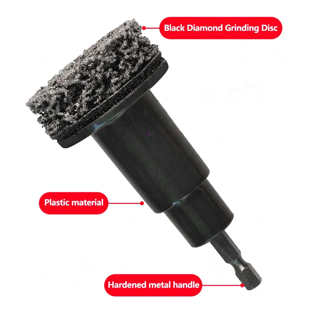 1set Car Wheel Hub Brush Car Wheel Hub Grinder Rust Grinding Removal Tool Brake Grinding Cleaner Kit Rust Remover Polishing Tool