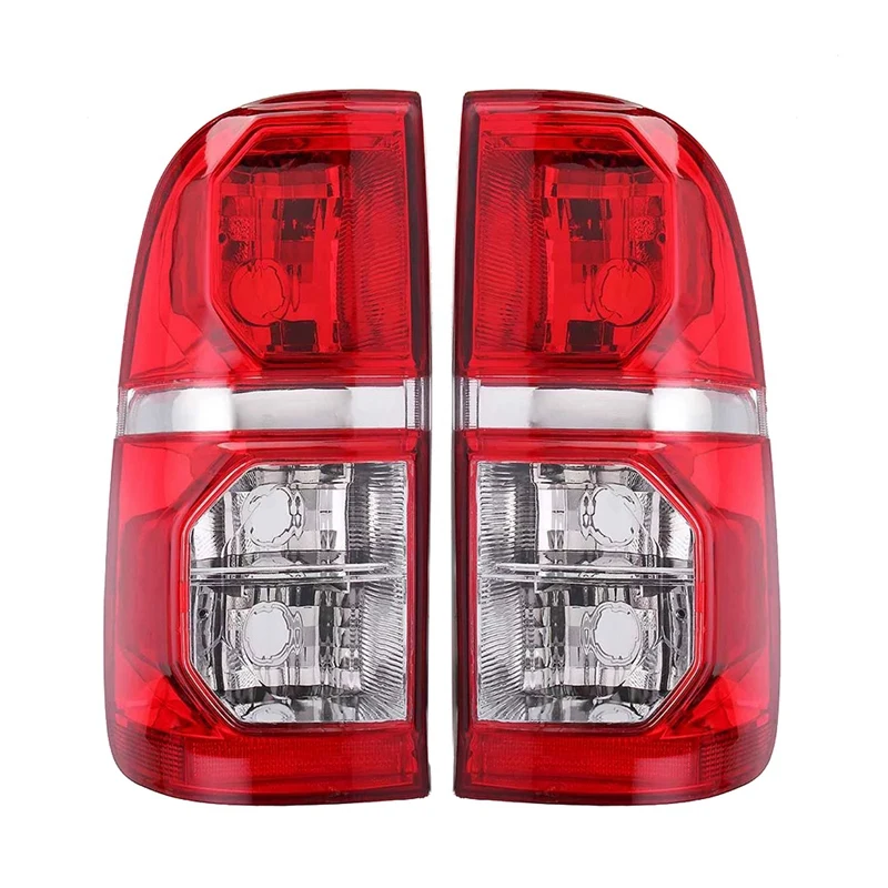 2 Stuks Auto Achter Achterlicht Remlicht Achterlicht Zonder Lamp Voor Toyota Hilux 2005 - 2015