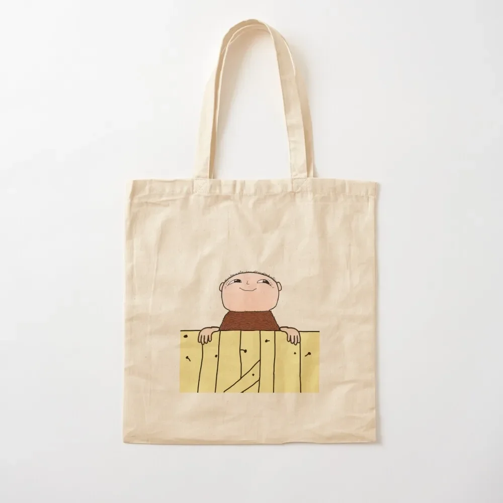 Alfie Atkins, Alfons ?berg standing behind a fence Tote Bag Large bags for women large tote bag Handbags women