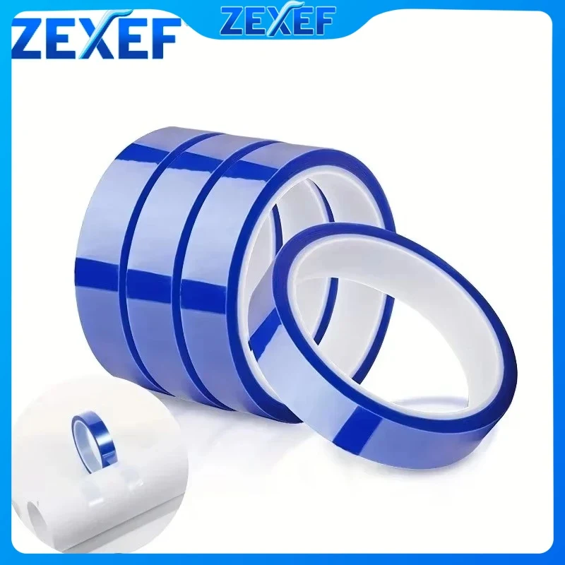 ZEXEF 33M الأزرق الحراري الشريط التسامي مقاومة للحرارة الشريط مقاومة للحرارة الشريط بوليميد الشريط للطابعات الإلكترونية ثلاثية الأبعاد