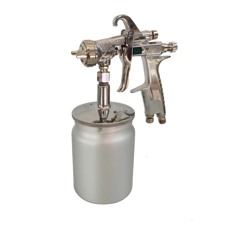 La jarra lateral de la PISTOLA DE PULVERIZACIÓN Iwata Original más ancha tipo gravedad sifón de 400ML la boquilla de 1,0/1,3/1,5/1,8 MM de la inferior de 600ML