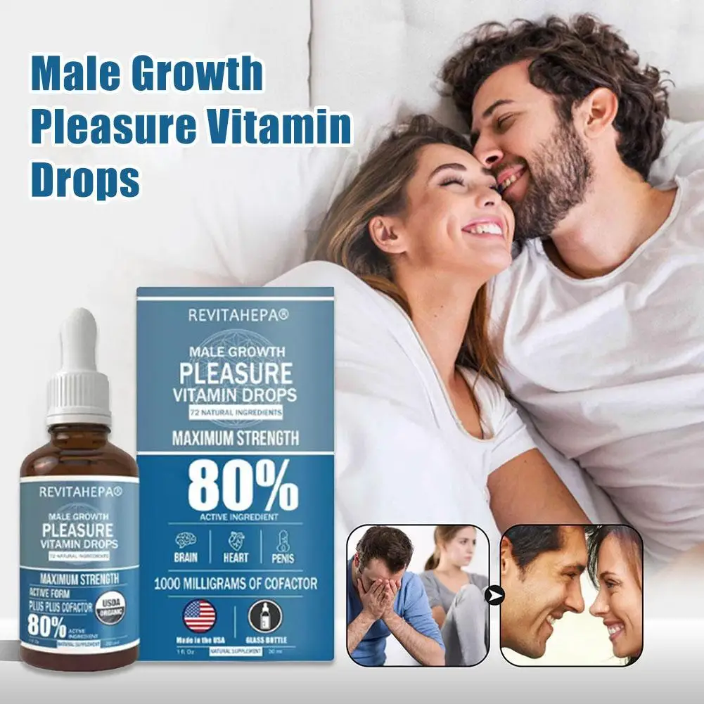 30ml Men's Paradise Drops Keto Supplements Liquid Charged Exogenous Ketones Workout Energy Boost for Men Extra Strength oil