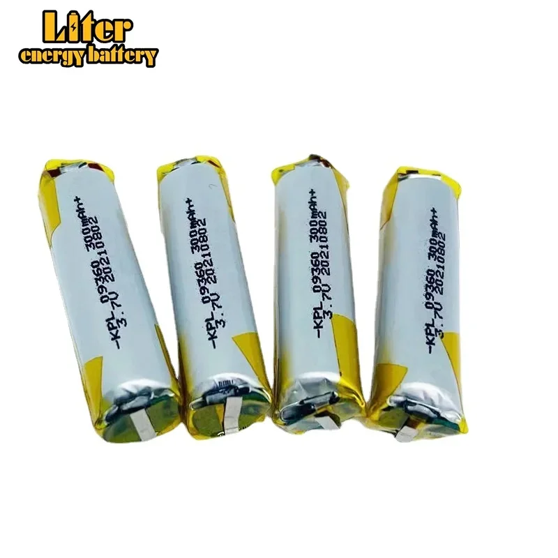 09360 cylindrical polymer lithium battery 3.7V electric toothbrush battery electric toy robot battery