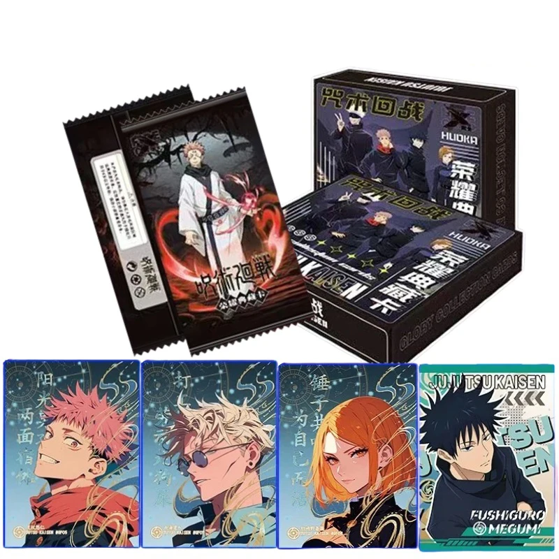 

Genuine Jujutsu Kaisen Booster Pack Anime Collectible TCG Cards Gojo Satoru Itadori Yuji for Kids Adults Packs for Collectors