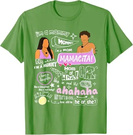 أنا أم Mamacita جزيرة الحب الأم Boxy المرأة أمي ماما تي شيرت مضحك الشرب Y2k تصميم الجرافيك الزي رسائل قائلا المحملة