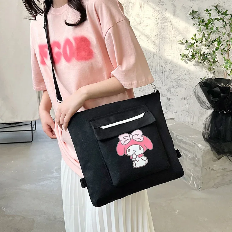 Sanrio's new Melody-mochila elegante y sencilla Yugui dog, bonita, dulce y ligera, bolso de mensajero de hombro de gran capacidad