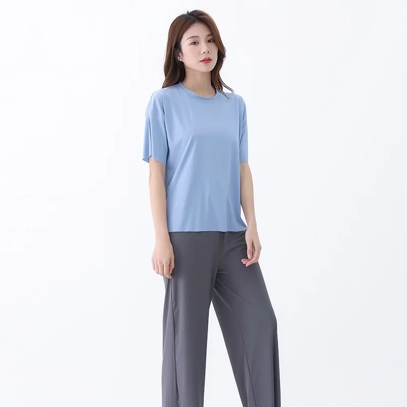 INS Style Comfortable Home Clothes For Women New Spring Summer Sleepwear Set Casual Loose Pajamas Female Nightwear Pijamas Suit