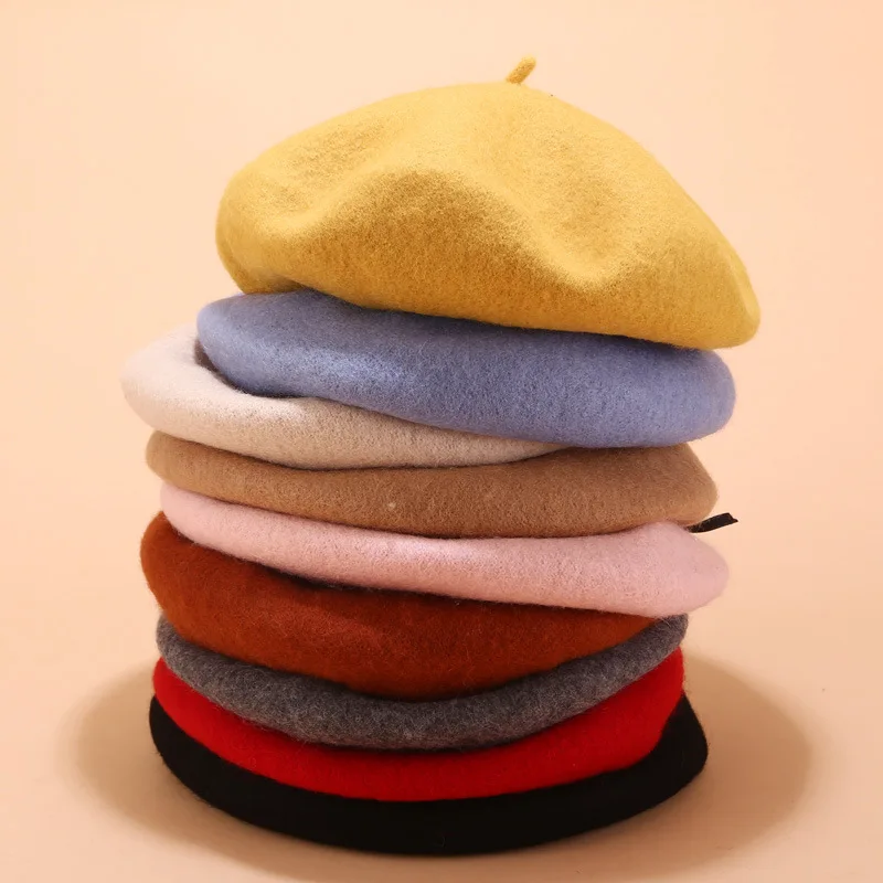 Thumbnail 4 - #25 New Wool Beret Hats Arrivals